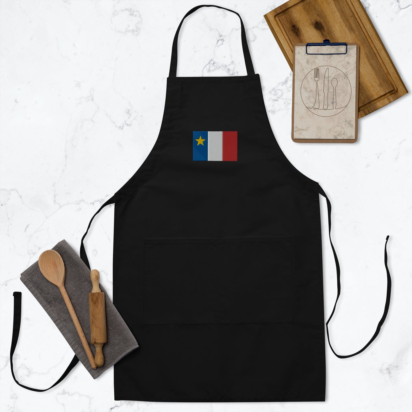 Acadian Flag Apron