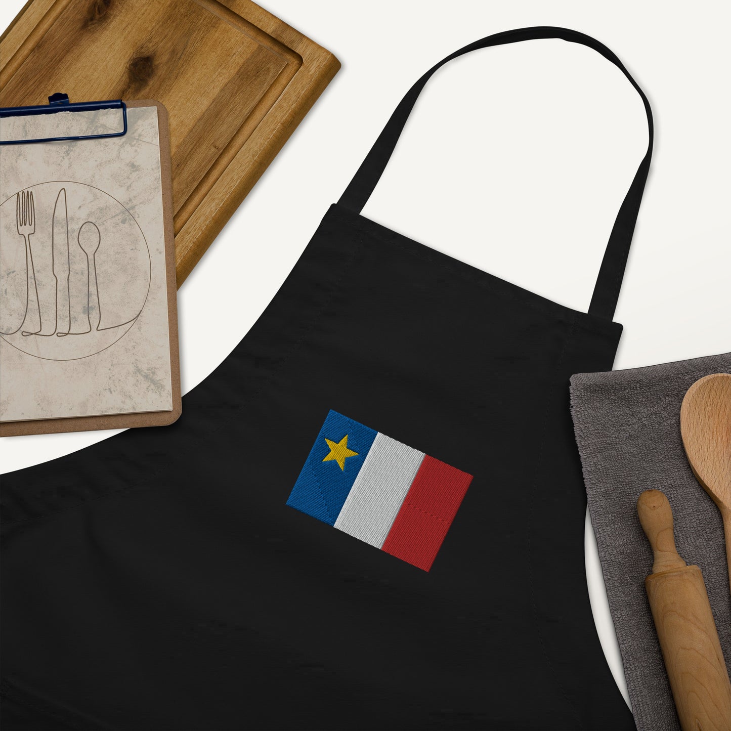 Acadian Flag Apron