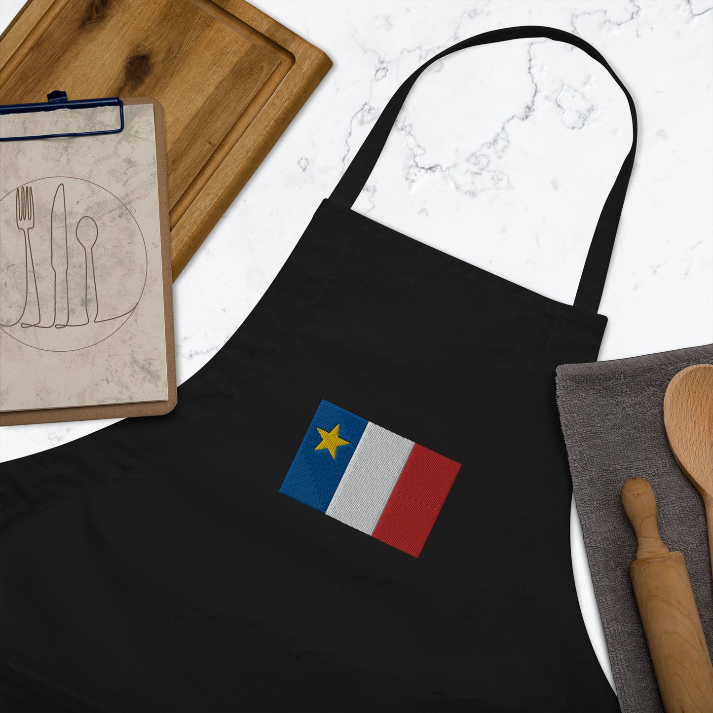 Acadian Flag Apron
