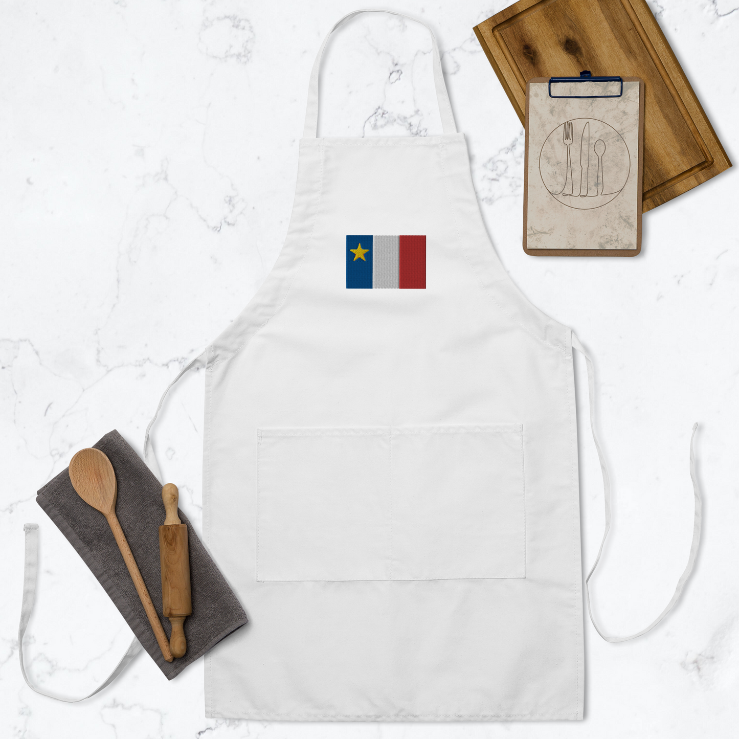Acadian Flag Apron