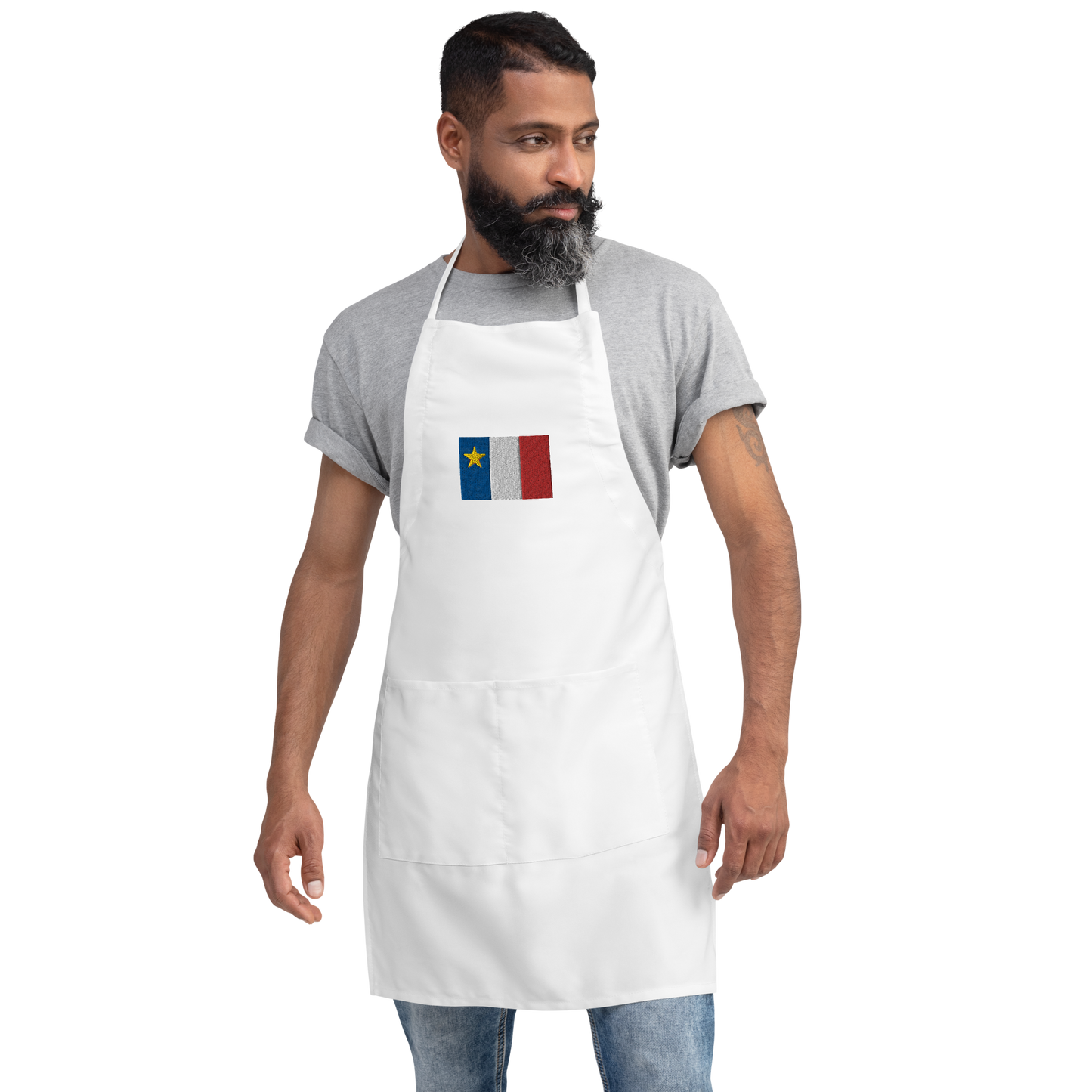 Acadian Flag Apron