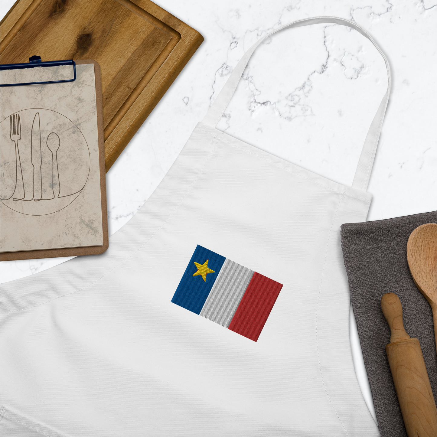 Acadian Flag Apron